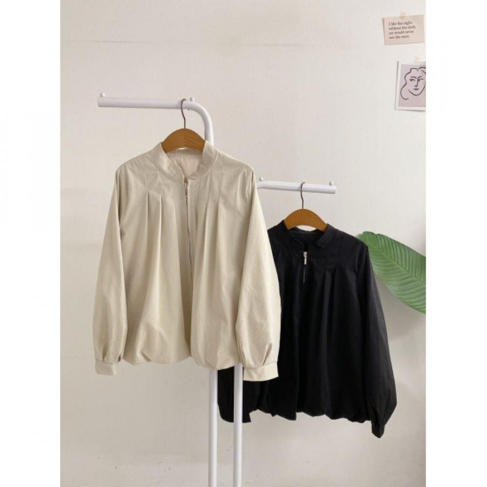 Honey J Pleated Balloon Loose Fit Jumper 2 Colors
