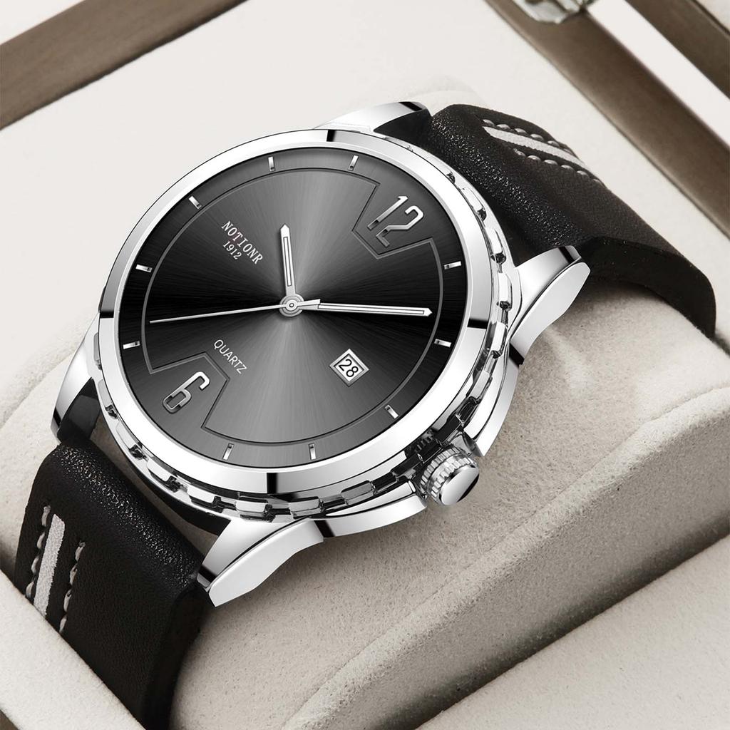 Минималистичные кварцевые часы мужские повседневные часы деловые часы часы с календарем мужские спортивные часы