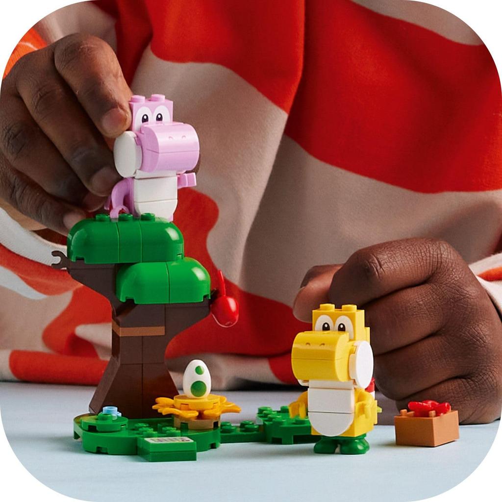 LEGO Super Mario in the Forest Yoshi and Egg Toy Gift Birthday Block Educational Christmas Children 6 Years Mario Goods Game 71428