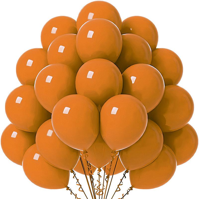 Solid Color 10-Inch Matte Latex Balloon Set for Children's Birthday Decoration