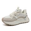 New Small White Shoes for Women Spring and Summer Thick Sole Height-enhancing Casual Women's Shoes Breathable Round Toe and Sports-resistant