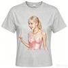 Soft Casual Tee Printed With Gentle Halflength Portrait Of Ros Clear Highdefinition Print Cozy Cotton Fabric
