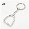 Equestrian Horse Stirrup Keychain Cute Animal Themed Decor Accessory 1Pcs Lightweight for Backpack Pendant Daily Use