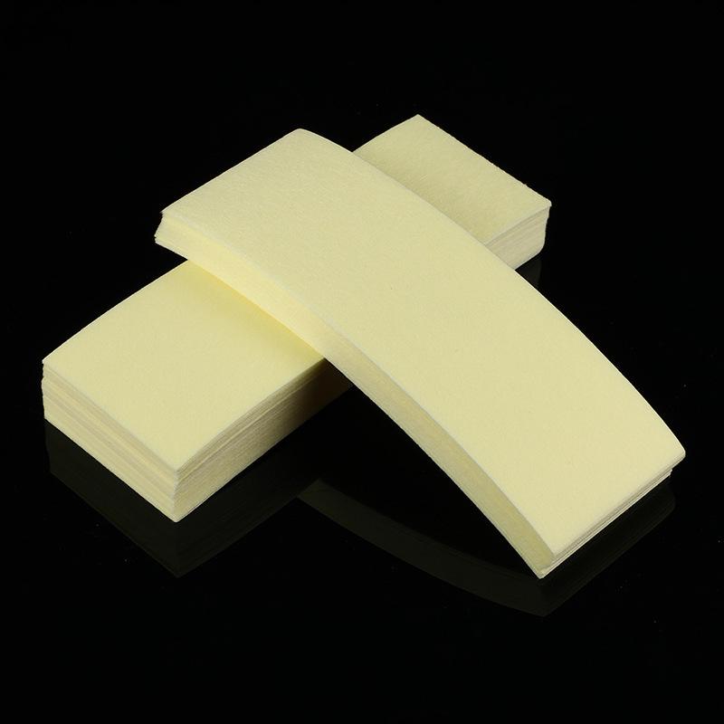 Восковые полоски для депиляции, Утолщенные полоски из нетканого материала, Белые инструменты для удаления волос с кремом