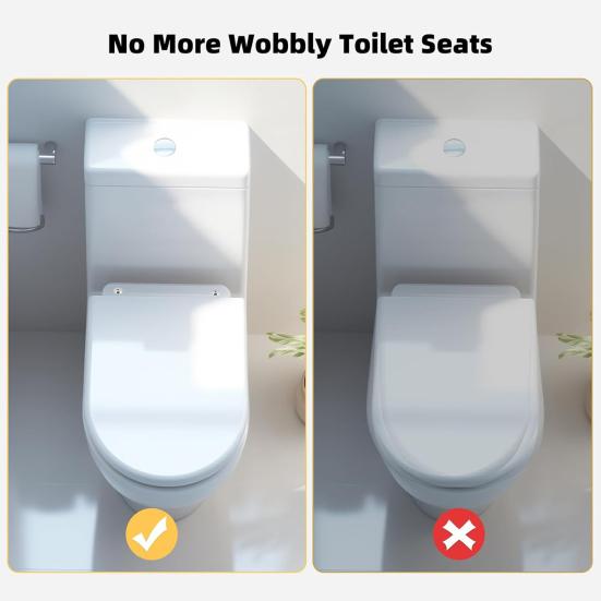 Комплект для замены винтов для сиденья унитаза из нержавеющей стали, прочные болты с гайками и шайбами, универсальные болты для унитаза