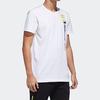 adidas Neo Casual Comfort Sport Футболка с круглым вырезом Мужские топы Белый GK1525