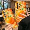 Чехол для телефона: 2D плоский, подходит для Samsung Galaxy A34 A35 M05 M06 S20 S22 S21 FE Plus 5G защитный чехол, оранжевый фрукт, идеален для Рождества и Хэллоуина