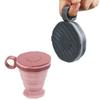 220ml Retractable Cups with Removable Handle Telescopic Cups Collapsible Silicone Cup  Outdoor