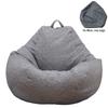 Adults Children Bean Bag Cover Large Lazy Sofa Chair Cover Without Filler Cotton Linen Beanbag Chair Seat S Size