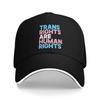 Transgender Pride LGBTQ Baseball Caps Casual Trans not Threat Sandwich Hats Unisex Polyester Caps Hat Outdoor