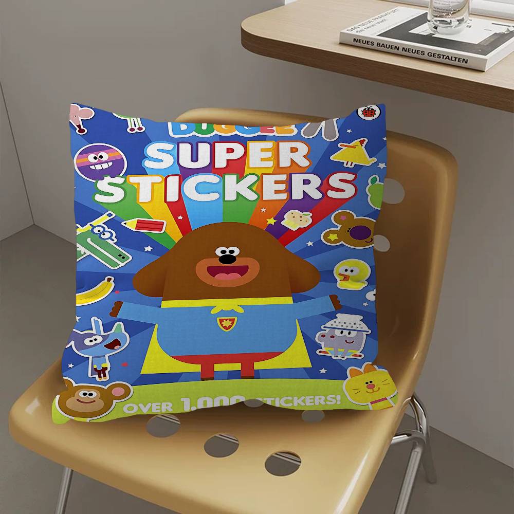 H-Hey D-Duggee Pillow Gift Home Office Decoration Pillow Bedroom Sofa Car Cushion CoverPillow Case