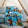 Snoopy Study Print Flannel Blanket, Soft Warm Lightweight Throw Blanket for living Room,Sofa Bed Camping office