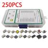 250 шт. тактильный кнопочный переключатель мгновенного такта для SMD 10Value Kit