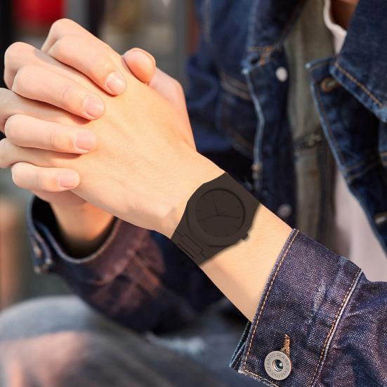 Unisex Quartz Watch Casual Analog Watch with Easy To Read Dial Solid Color Wrist Watch for Men Women Birthday Gift