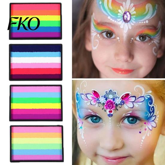 High Pigment Body Paint 50G Rainbow for Face Painting, Makeup Easy Blend Halloween Party Cosplay, Washable Kids Adults Performance