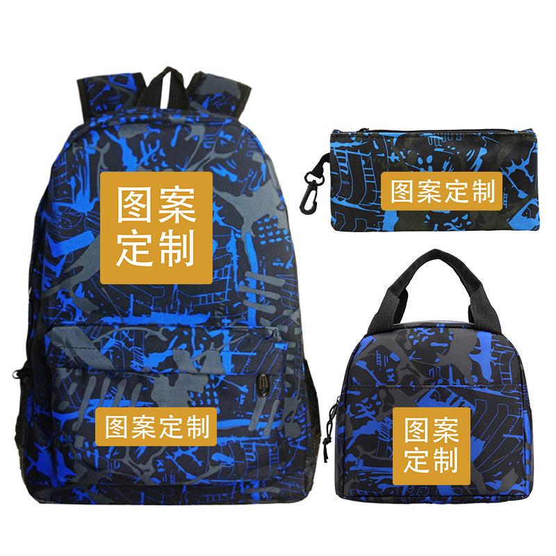 Children'S School Bag Casual Backpack Making Primary And Secondary School Students Three-Piece Backpack