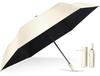 Folding Parasol for UV Light Blocking Lightweight, Women, Protection, 100% (Mocha Beige)