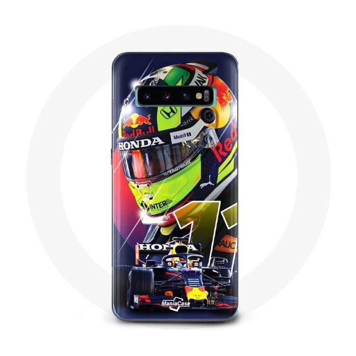 Coque pour Samsung Galaxy S10 edge Formule 1 Sergio Pérez Pilote automobile F1