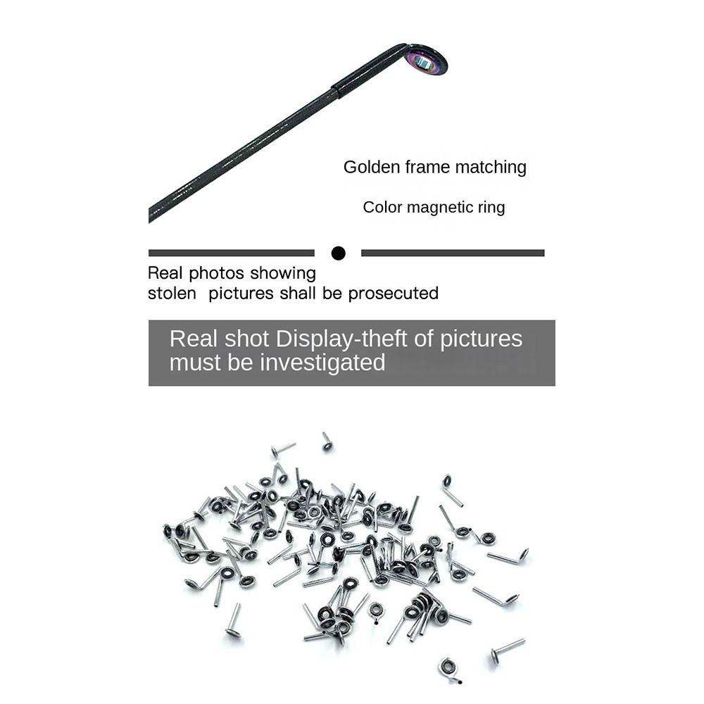 Stainless Steel Eye Ceramic Ring O Ring Tip Repair Kit New Fishing Rod Guide  Fishing Rod Repair