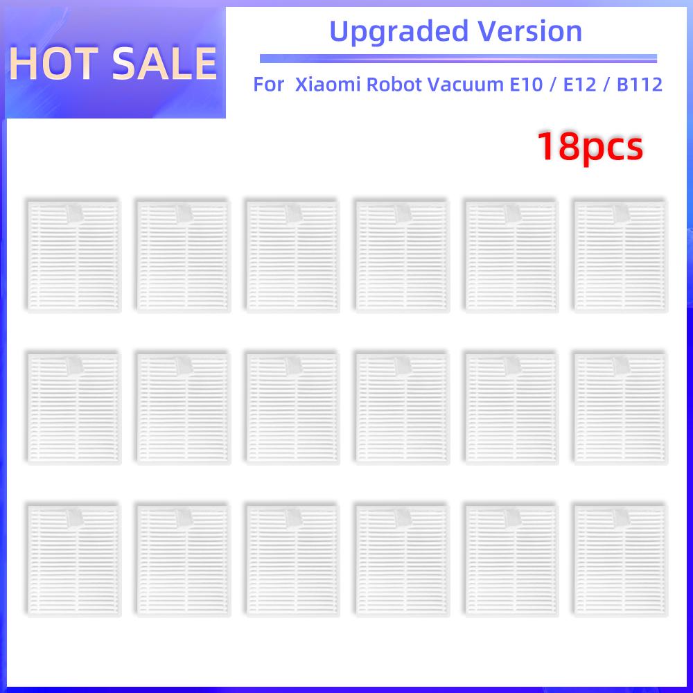 Для Xiaomi Robot Vacuum E10, E10C, E12, B112 запасные части боковая щетка фильтр Hepa тряпка запасные части аксессуары