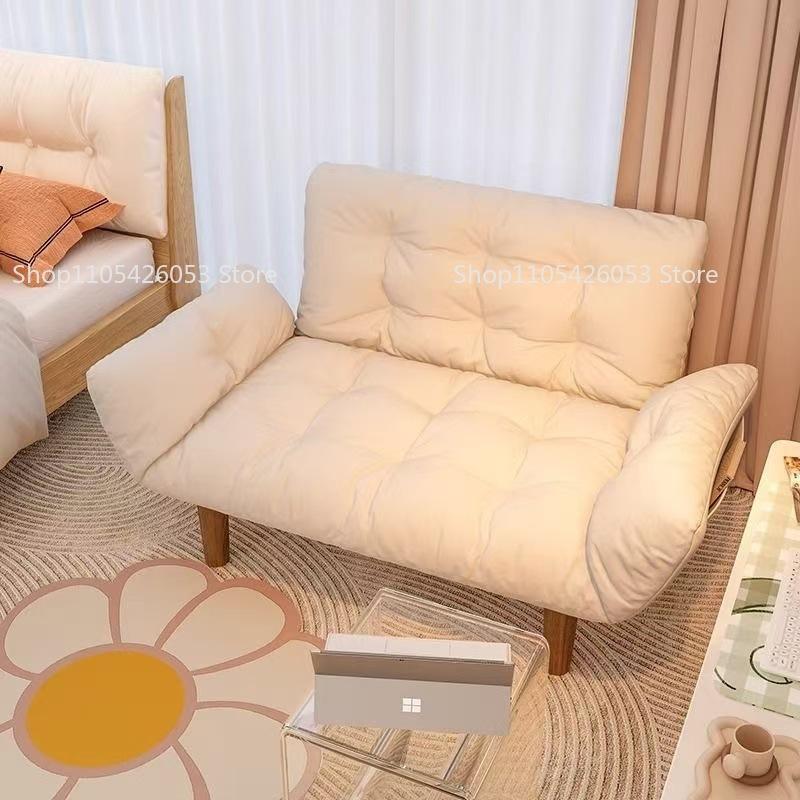 Lazy sofa small apartment bedroom balcony rental house tatami apartment rental room double sofa bed folding