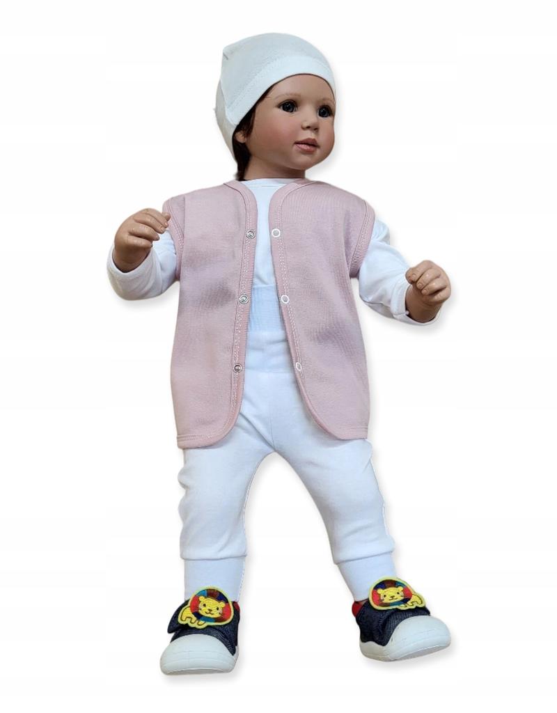Cotton Vest 110 Sleeveless Jacket For Girls Powder Pink