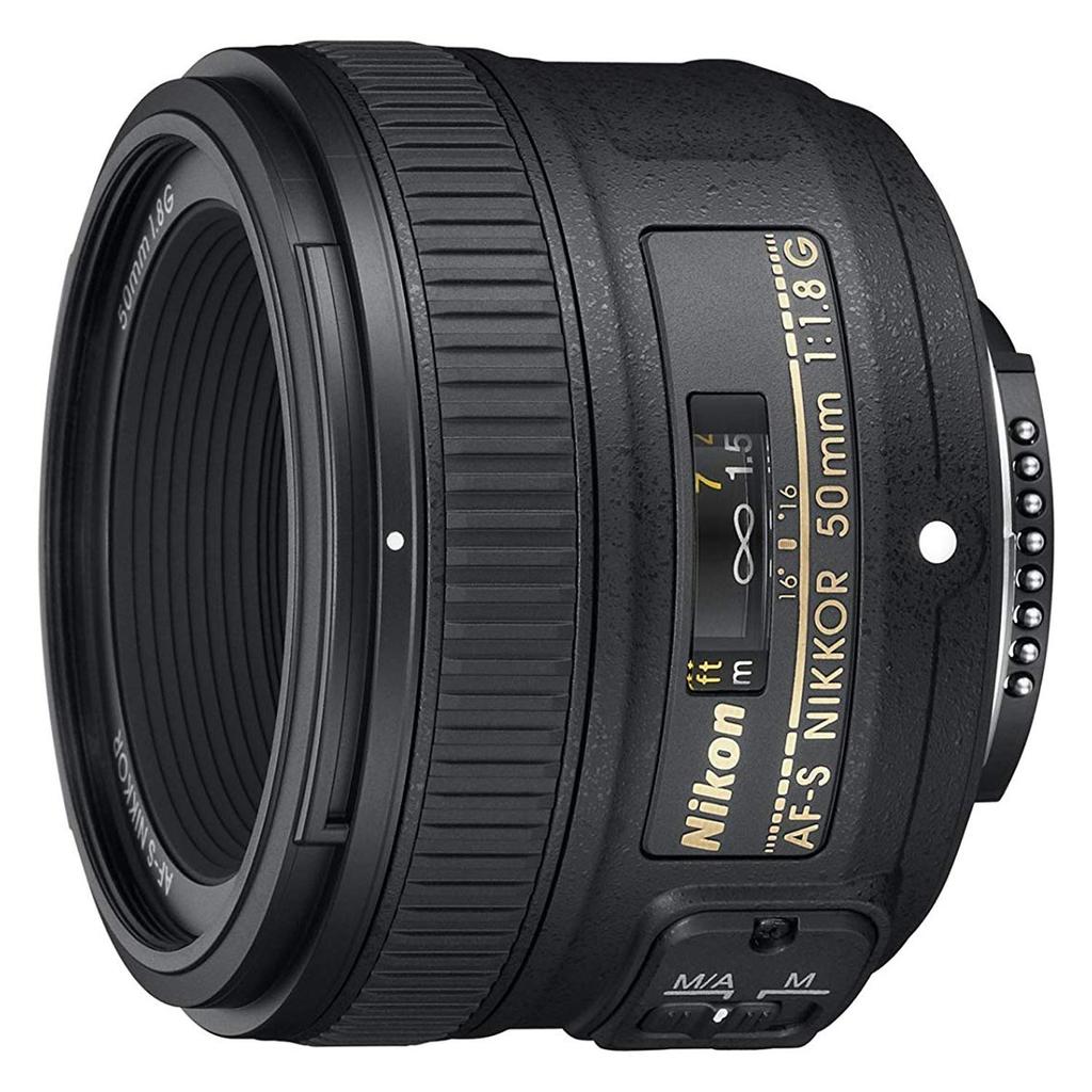 Nikon Single Focus Lens NIKKOR 50mm Full Size Compatible AF-S f/1.8G AF-S 50/1.8G
