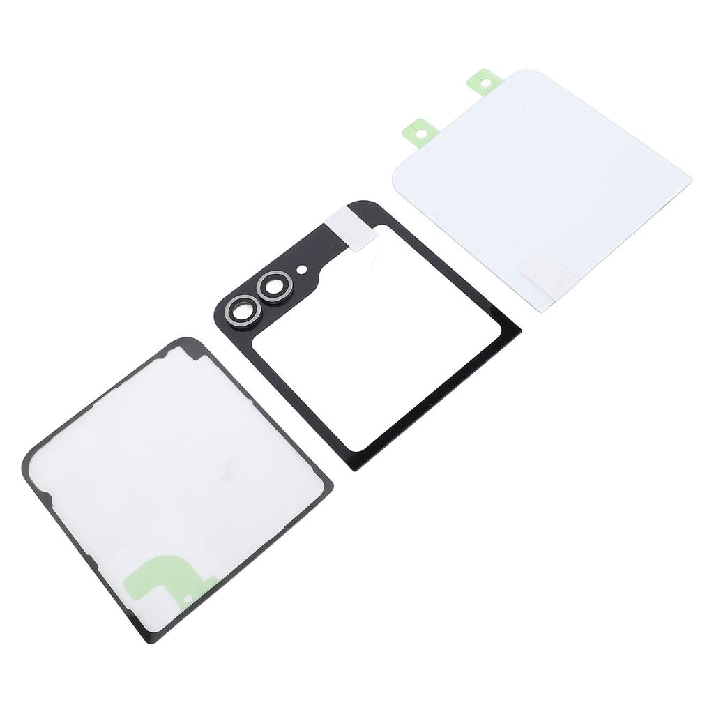 Flip Phone Back Cover Glass with Pre Installed Lens Repair Tool Kit Flip Phone Back Glass Replacement for Galaxy Z Flip