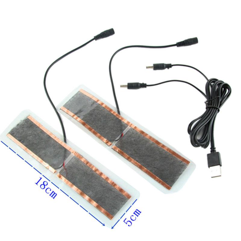 5 В USB электрические стельки с подогревом, грелки для ног, ботинки с подогревом, подушечки для обуви, зимние уличные лыжные потепления