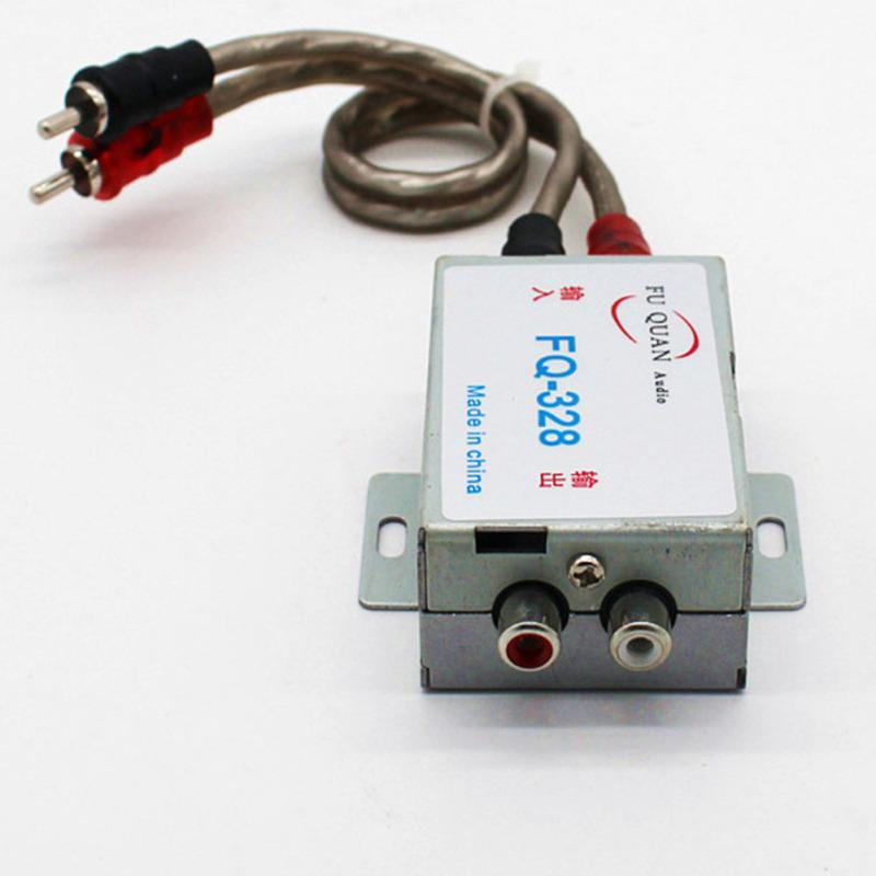 Автомобильный аудиофильтр 12 В, шумоподавитель, сабвуфер, фильтр для устранения помех, шумоподавитель