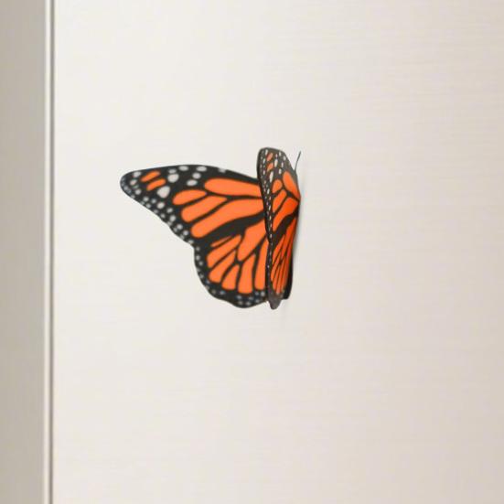 Магнит на холодильник «Бабочка», напечатанный на 3D-принтере, сделай сам, украшение для дома, кухни, шкафчика, холодильника, монарх, махаон, голубая бабочка, магнитное украшение, орнамент