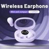Mini Invisible Headphones Wireless Bluetooth 5.3 Headphones Bass Sleeping Headphones with Microphone Noise Cancellation HD