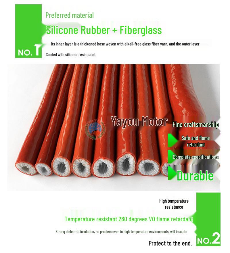 High-Temperature 300℃ Removable Fireproof Heat Insulation Sleeve, Easy to Assemble and Disassemble