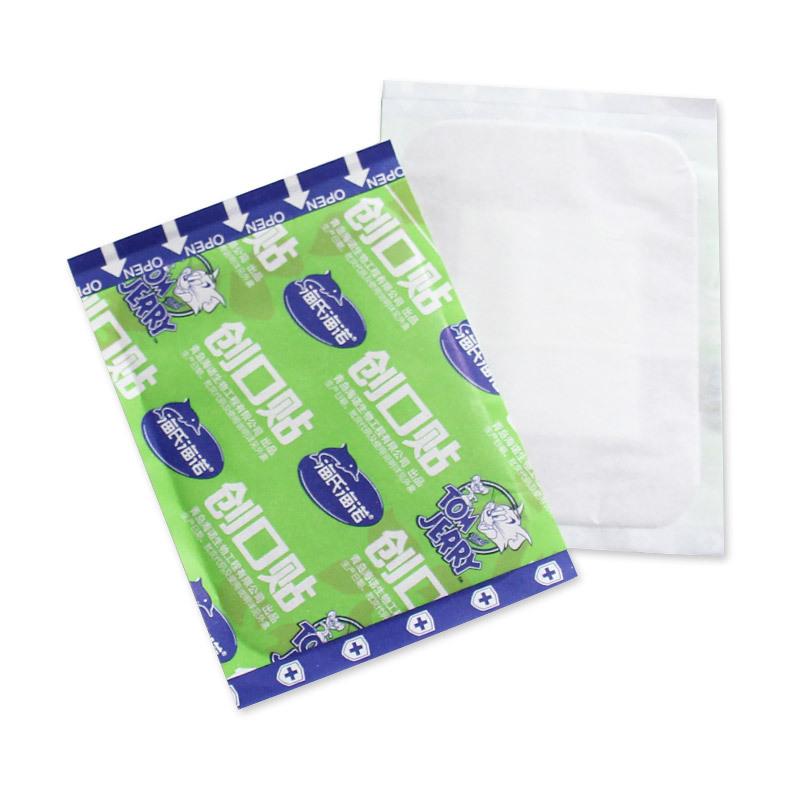 Высококачественные 10 штук больших и широких дышащих пластырей для улицы, портативных небольших ран, пластырей для остановки кровотечения