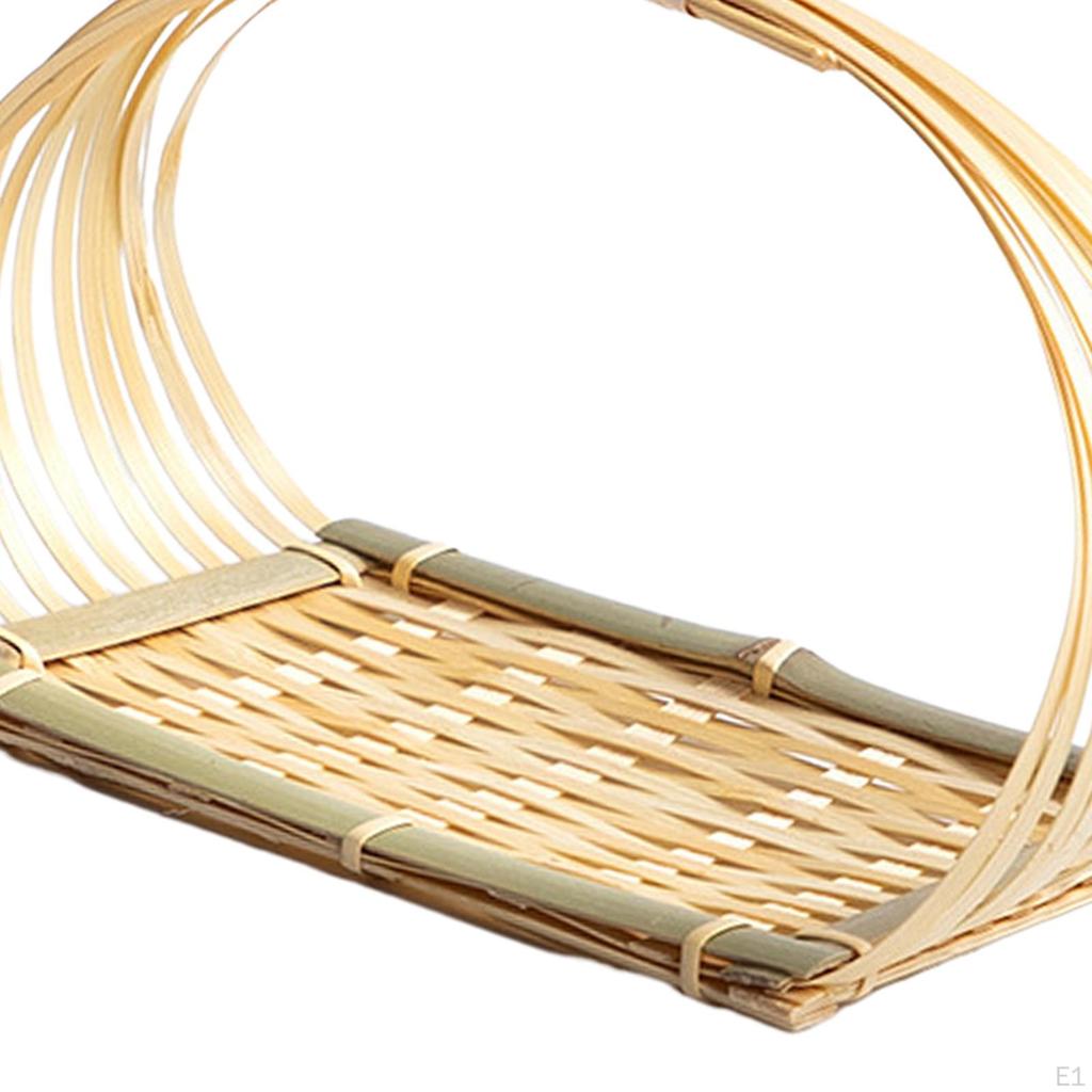 Бамбуковый поднос для сервировки завтрака для развлечения