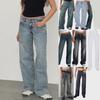 Высококачественные европейские и американские женские прямые джинсы