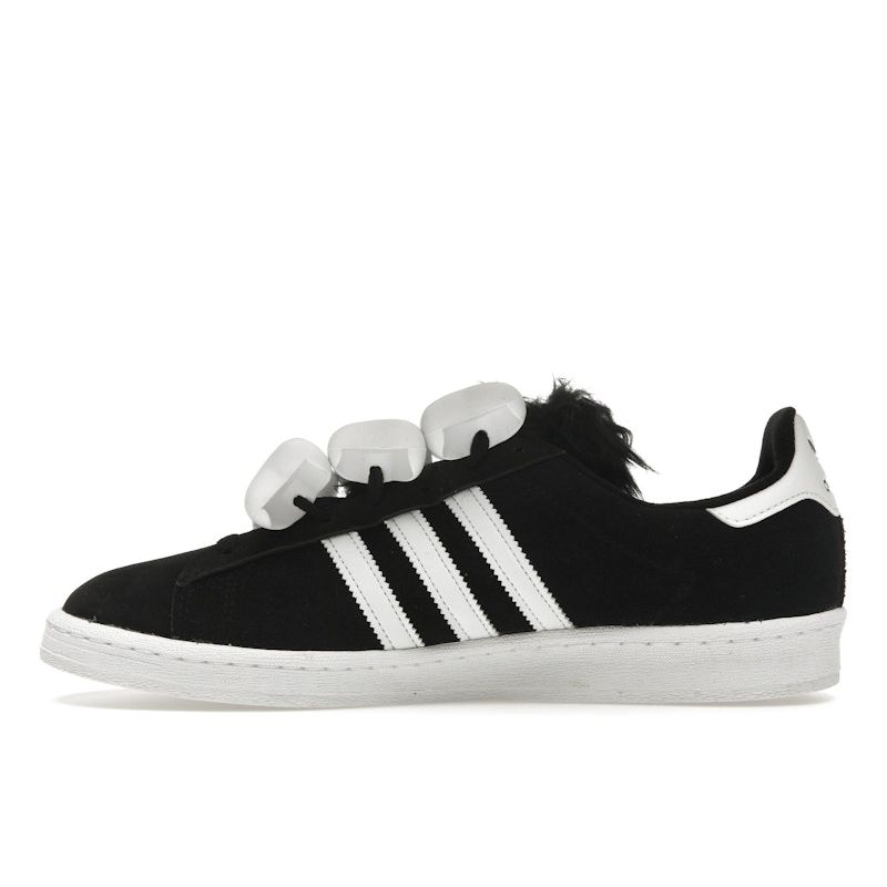 Jeremy Scott x adidas Campus 80s Bones - Черные Унисекс Кроссовки Core-Black Footwear-White HQ4493