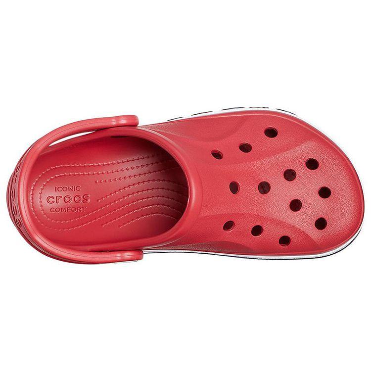 Crocs Bayaband EVA Нескользящие Прочные Легкие 2 см Спортивные тапочки Унисекс тапочки Красные 205089-6HC