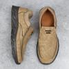 Мужская кожаная повседневная обувь, дышащие лоферы, мужские кроссовки, новая мужская удобная кожаная обувь на плоской подошве, кроссовки, мужская обувь