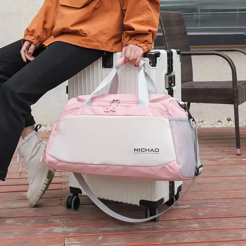 Large Capacity Gym Yoga Travel Bag Multi Functional Sports Duffle Bag for Fitness Workout Weekend Trips