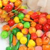 Mini Simulation Fruits Vegetables Photography Props Fake Apples Lemons New Food Model