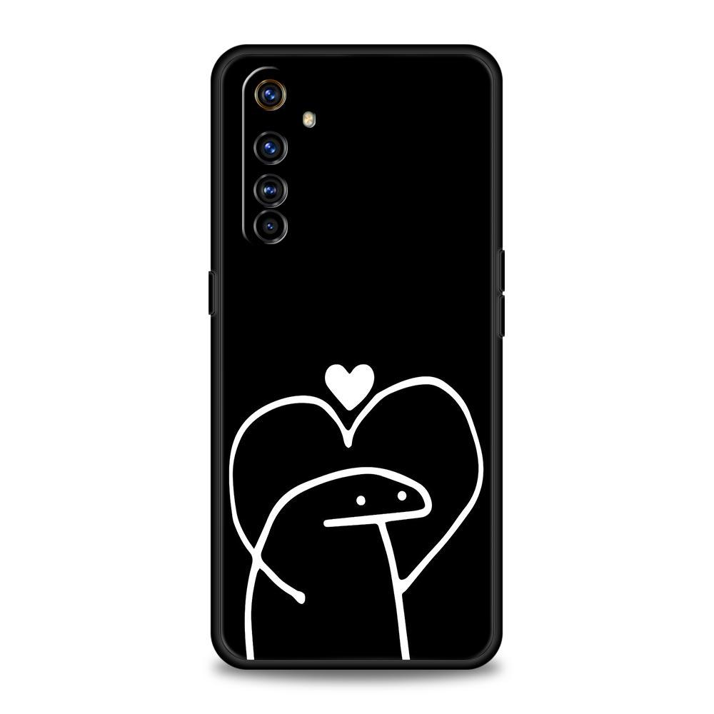 Милый Мультяшный Человек-спичка Чехол для Телефона Для Realme 12 11 10 9 8 5G 7 6 GT5 GT3 GT2 Pro C21 C11 C25 C35 Для Realme GT Neo 2 3 3T 5 Чехол