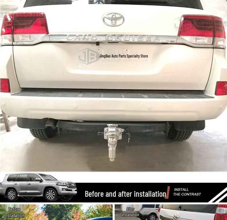 Совместимый буксировочный крюк для Toyota LX570, Land Cruiser LC200 и модифицированных прицепных балок FJ
