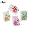 New Student Cute Meal Card Holder Wallet PU Leather Cartoon 26 Bit Card Case School Holder Men Women Credit Passport Card Bag ID