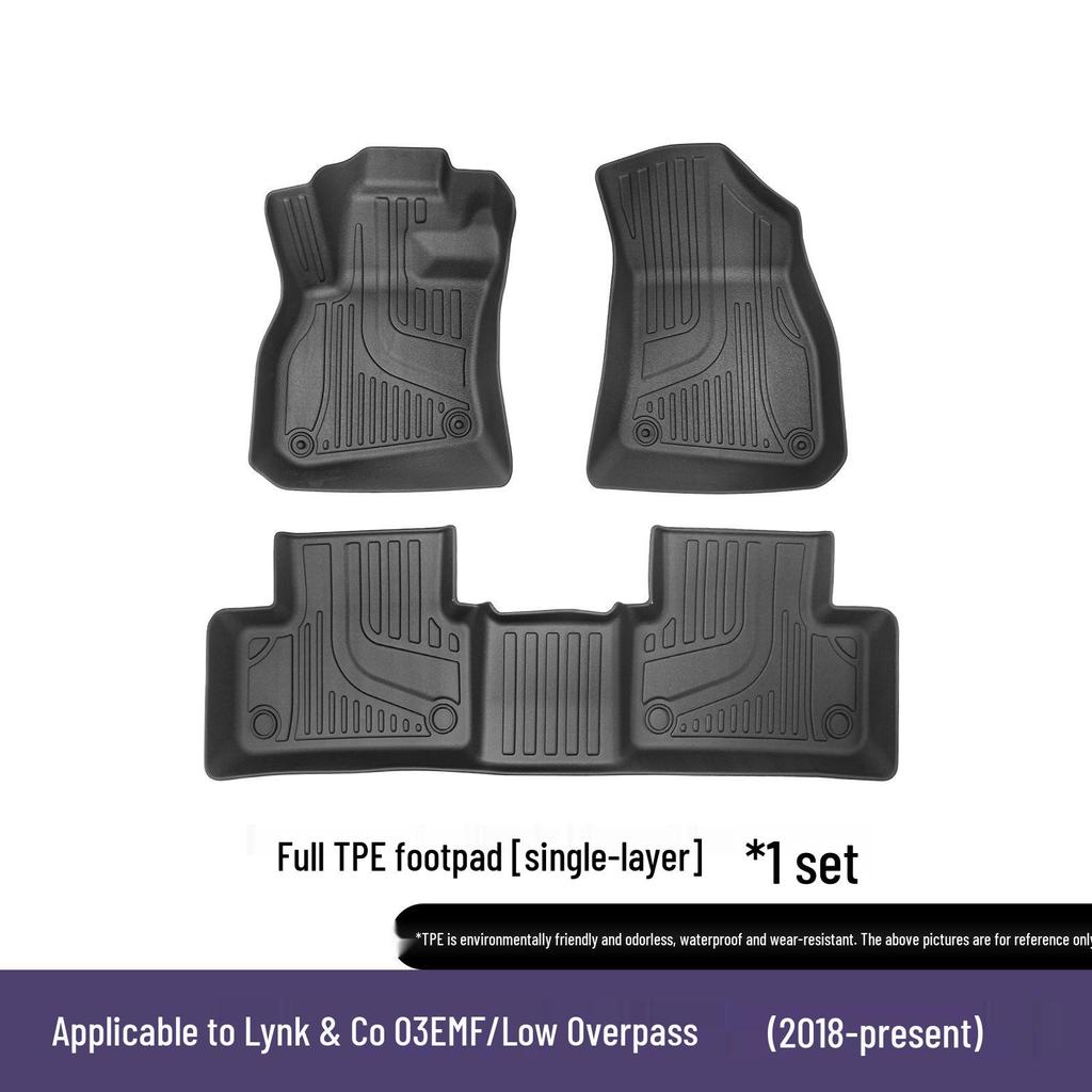 Eco-Friendly TPE All-Weather Floor Mats for Lynk & Co 03 EMF