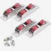 4Pcs 77/88Type Flat/Concave Double Wheel Plastic Steel Slide Doors Window Pulley U-type Ultra-silence Wheel