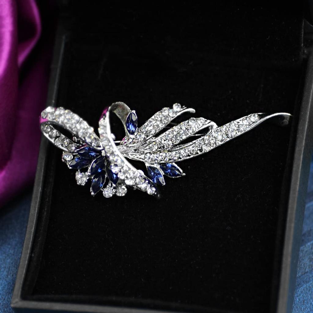 Хрустальная брошь Необычная брошь-цветок в винтажном стиле для женщин, девочек, женщин и мужчин