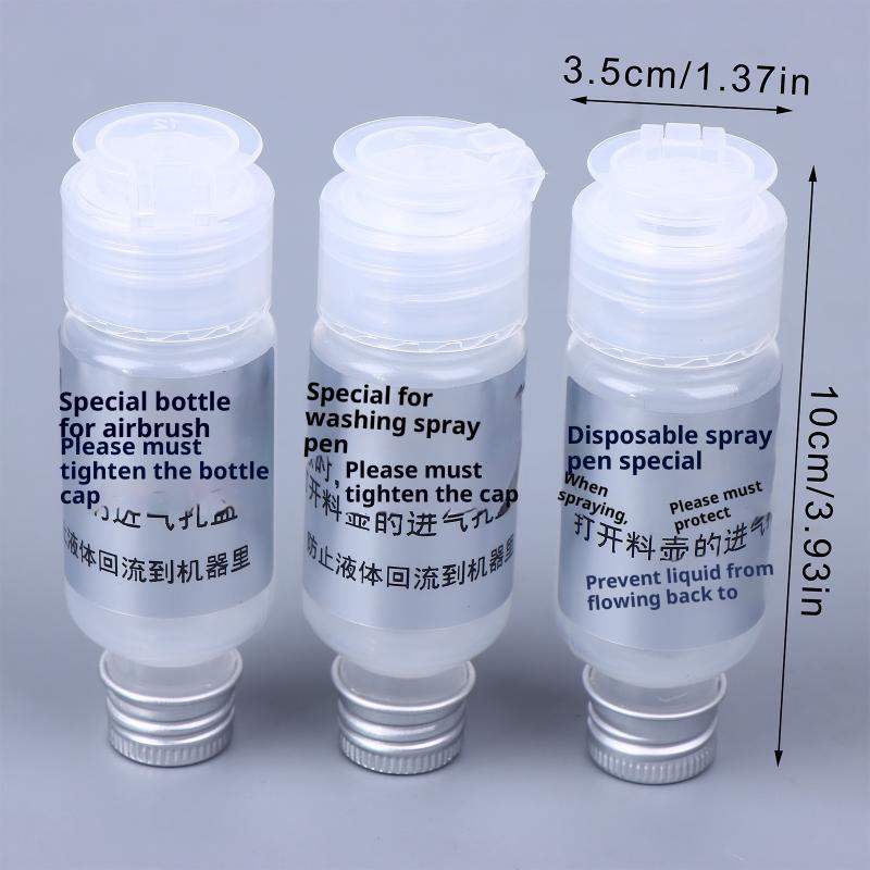 Airbrush Accessory Kit with 0.3mm/0.5mm Spray Module & Bottle - No-Clean Replacement Parts