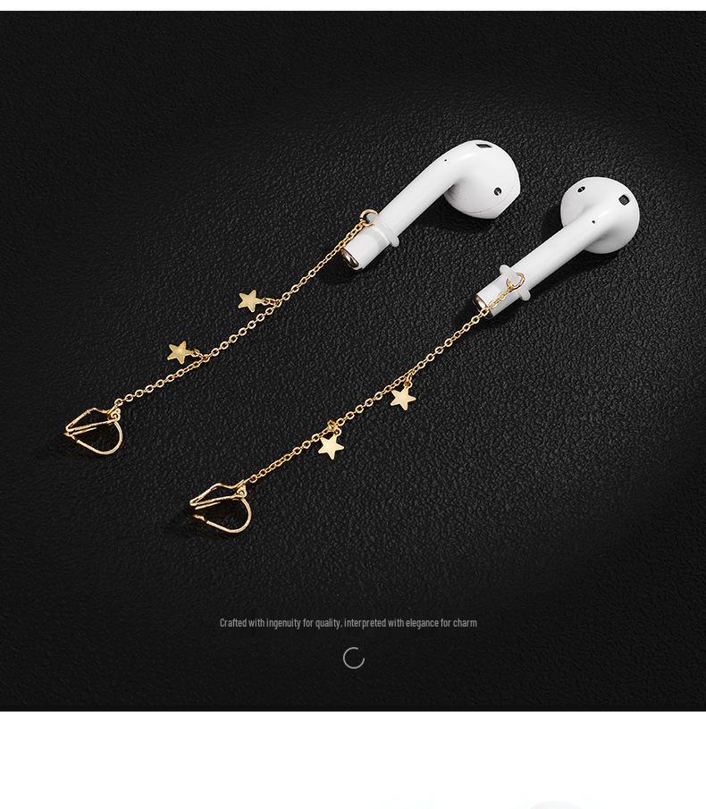 Magnetic Bluetooth Earphone Anti-Loss Chain - Astronaut Titanium Stainless Steel Necklace & Eyeglass Holder