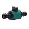 17mm Joint 1/2 Inch To 16mm Quick Connector With Valve Garden Irrigation System Fast Couplings Accessories Garden Supplies 1 Pcs